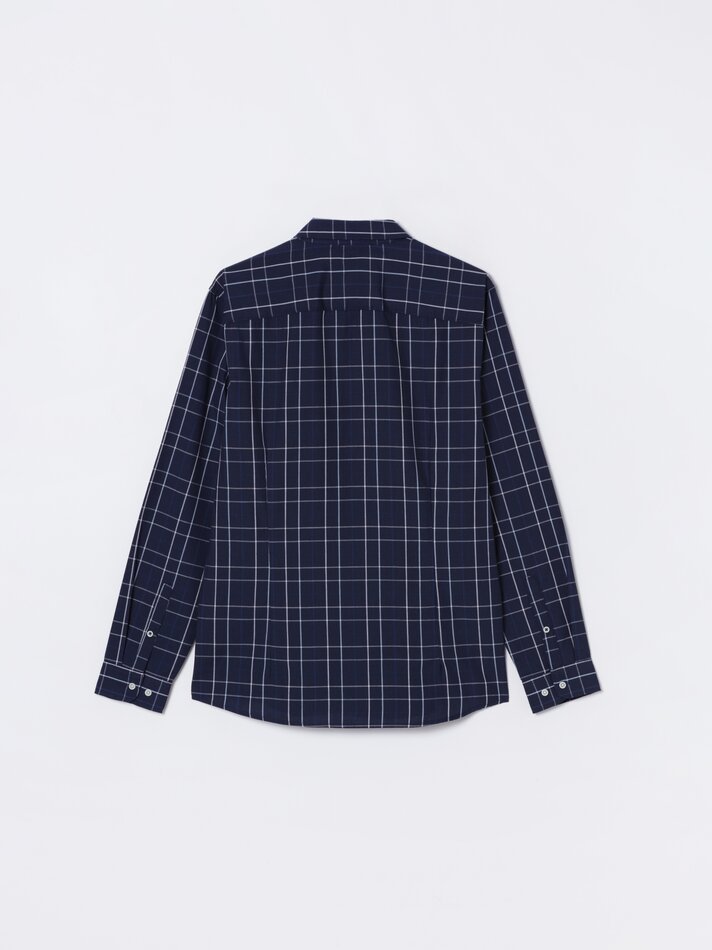 Camisa xadrez - Azul escuro