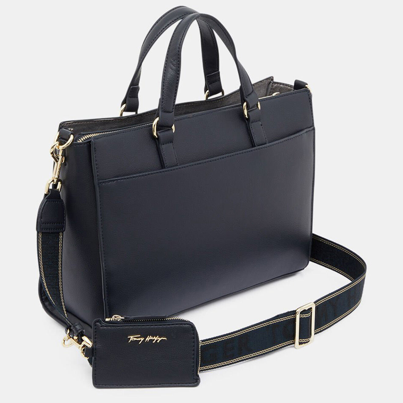 Tommy Hilfiger Sac cabas Joy grainé marine - 32x23x12 cm