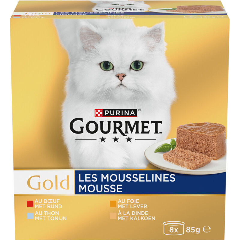 Gourmet Gold mousse tonijn lever kalkoen rund