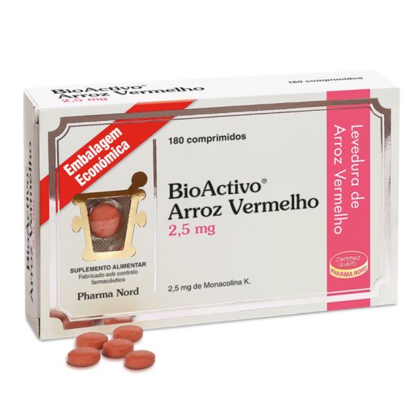 Pharma Nord BioActivo Arroz Vermelho 2.5mg 180 Comprimidos