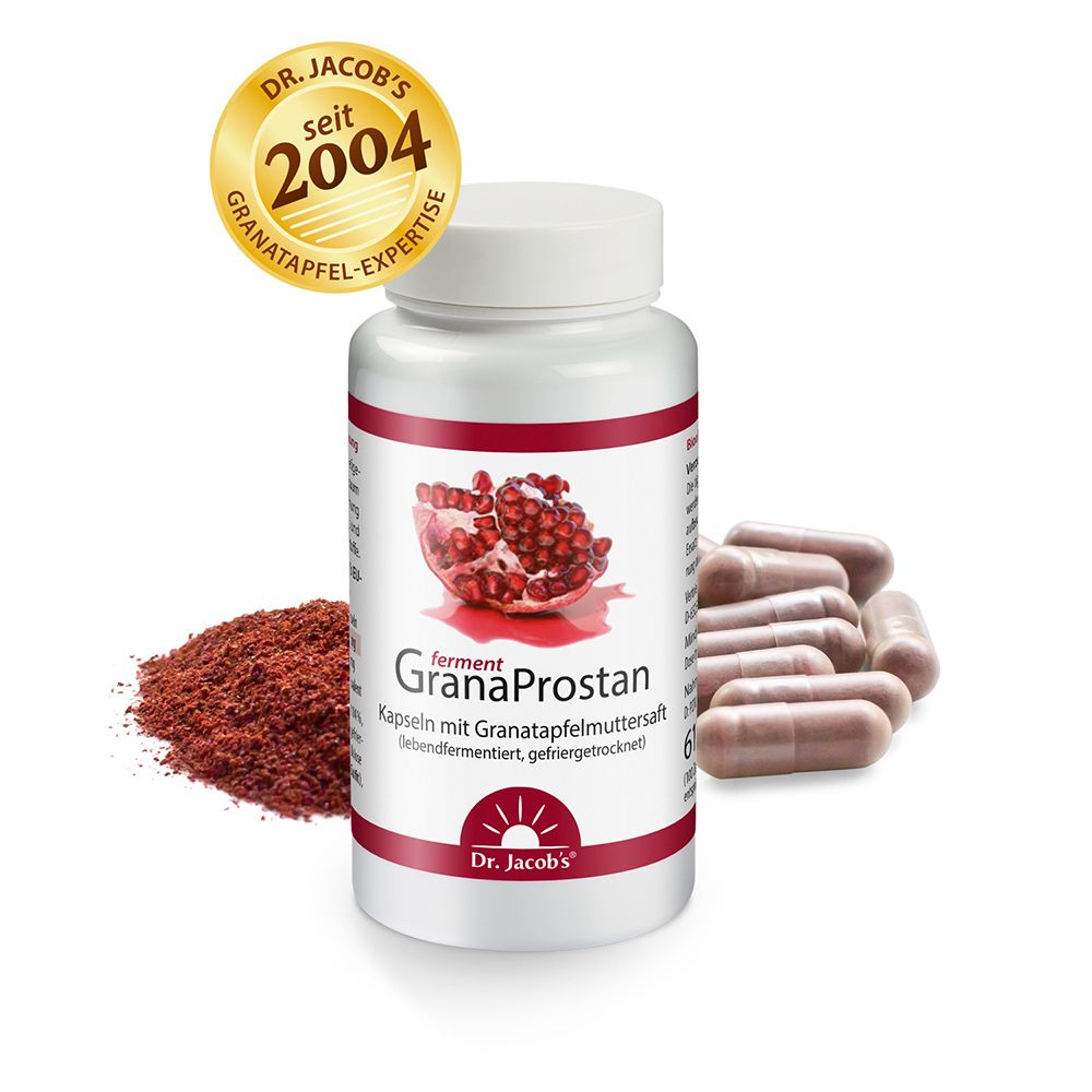 Dr. Jacob's GranaProstan Granatapfelsaft-Extrakt fermentiert Polyphenole