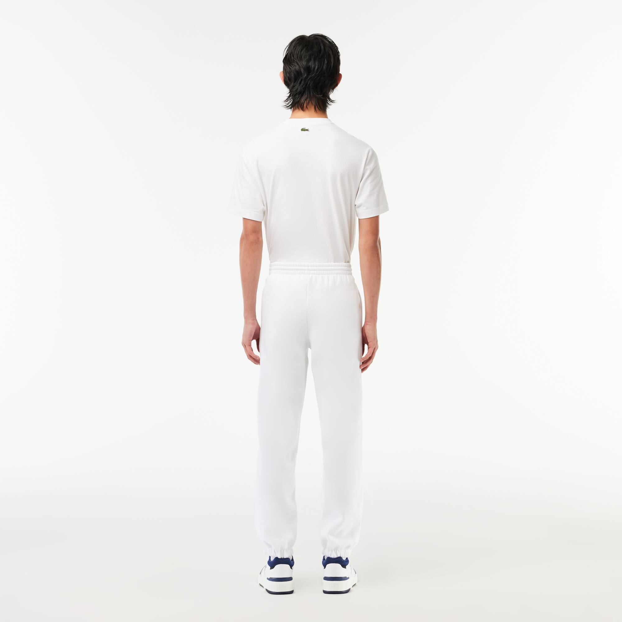 Herren LACOSTE Trainingshose aus aufgerautem Fleece Trainingshosen - Weiss - Lacoste - Herren