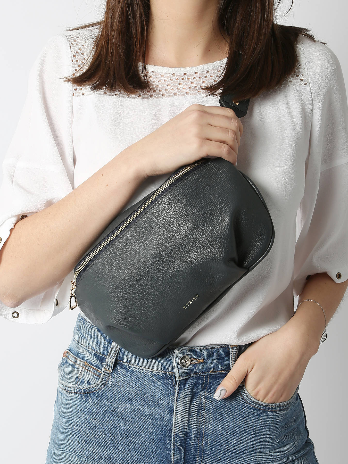 Sac banane L Tradition cuir ETRIER