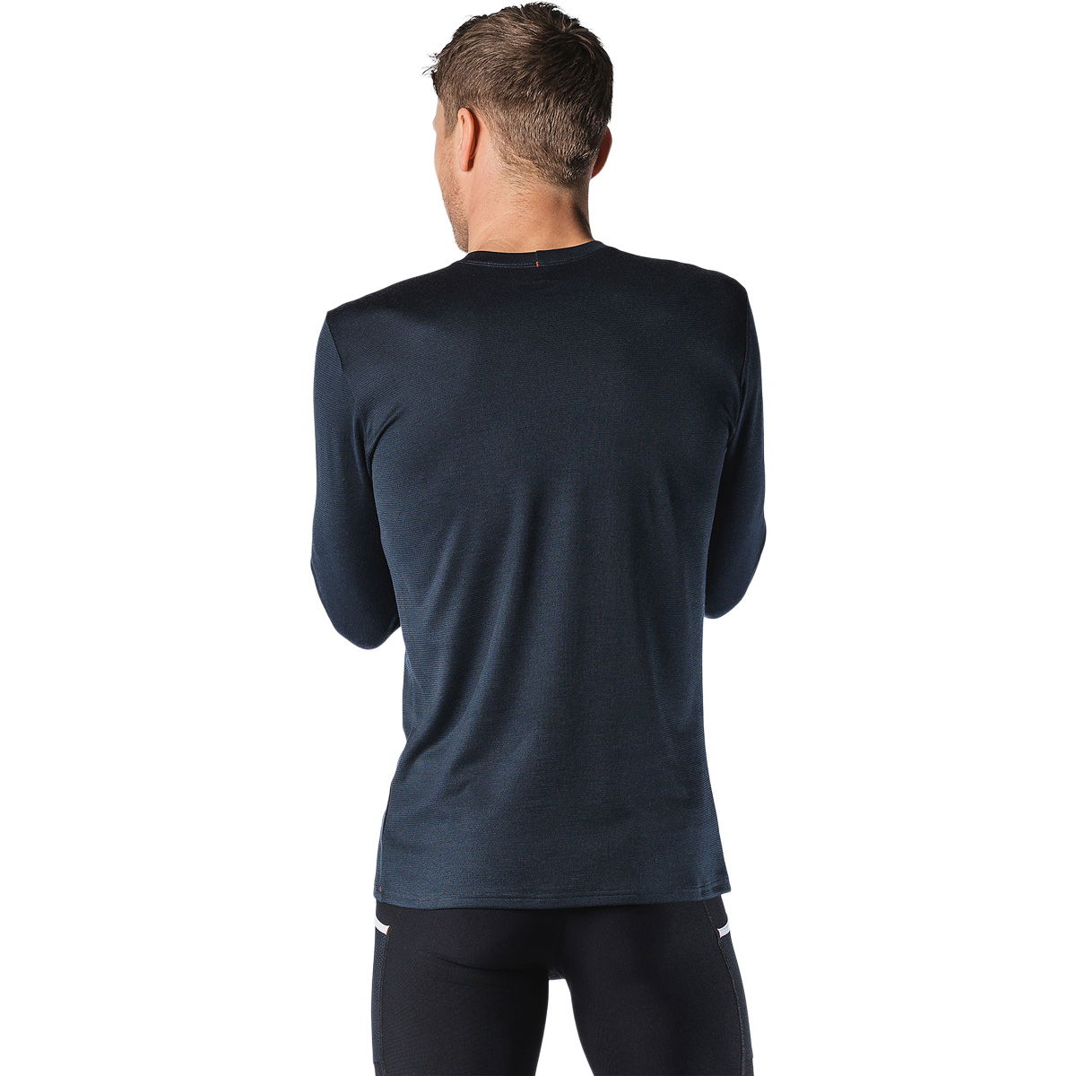 FUSION Technical Langærmet Merinould T-shirt Herre