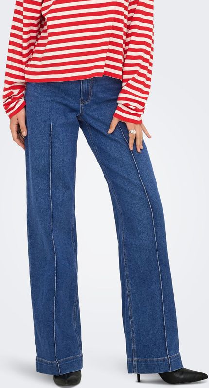 Onljuicy High Waist Wide Leg Fit Jeans
