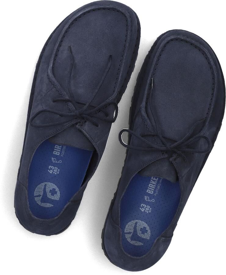 BIRKENSTOCK Veterschoenen Heren Utti Lace M Maat: 42 Materiaal: Suède Kleur: Blauw