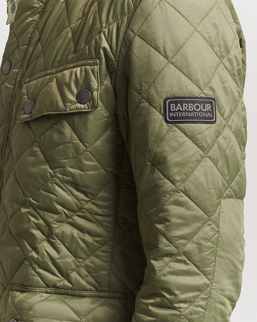 Barbour International Ariel Quilted Jacket Light Moss