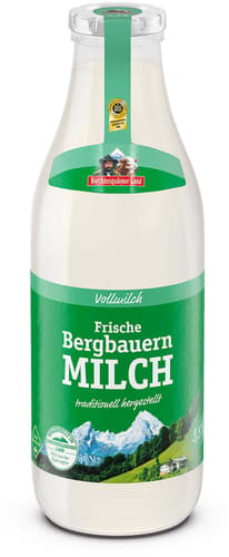 Berchtesgadener Land Frische Bergbauern-Milch, 3.5% Fett (MEHRWEG)