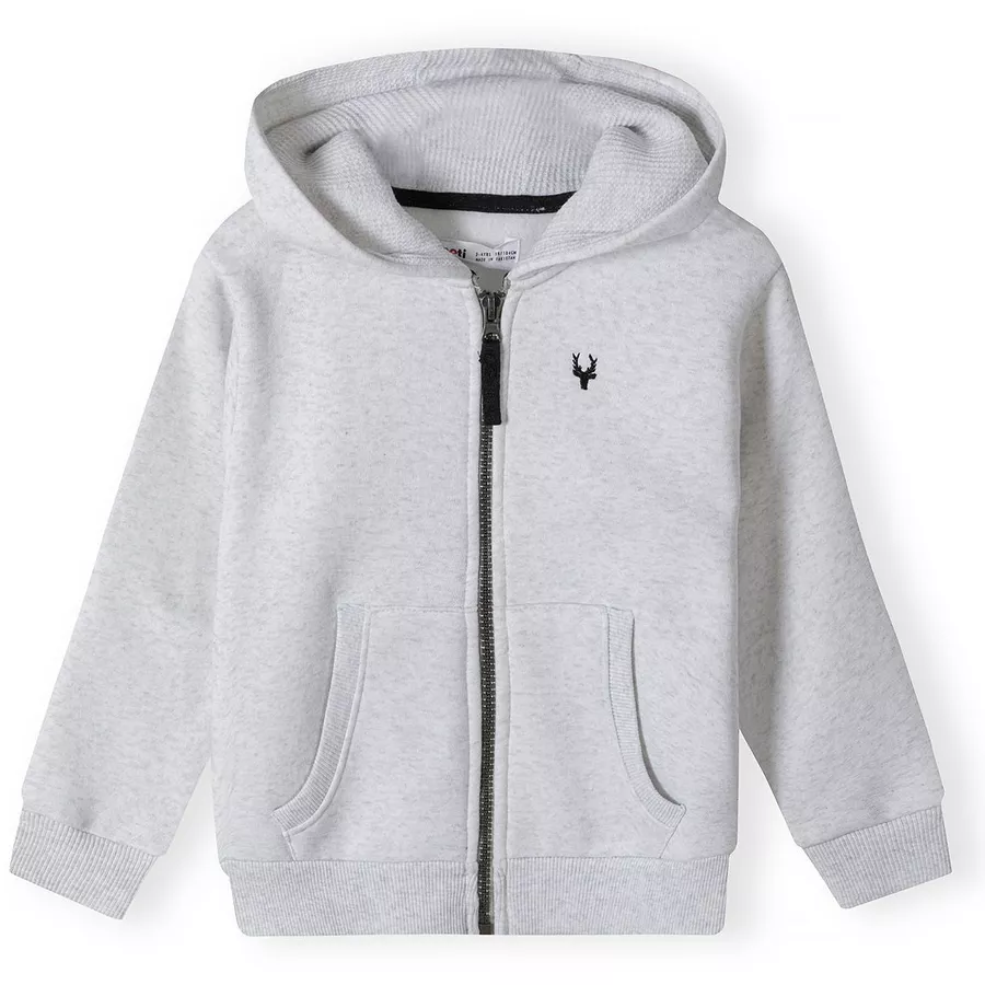 MINOTI Sweatjacke Hellgrau