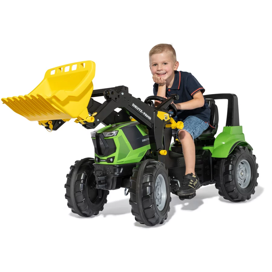 rolly®toys Kindertraktor rollyFarmtrac Premium II Deutz 8280 TTV mit rollyTrac Lader