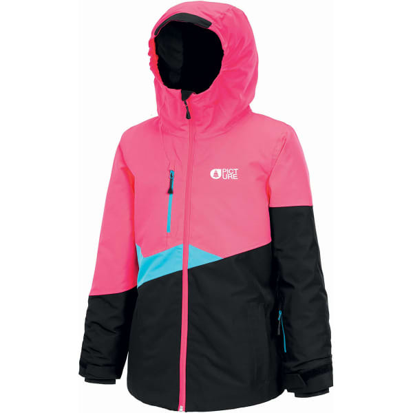 Veste snowboard PICTURE NAIKA JKT KIDS NEON PINK BLACK