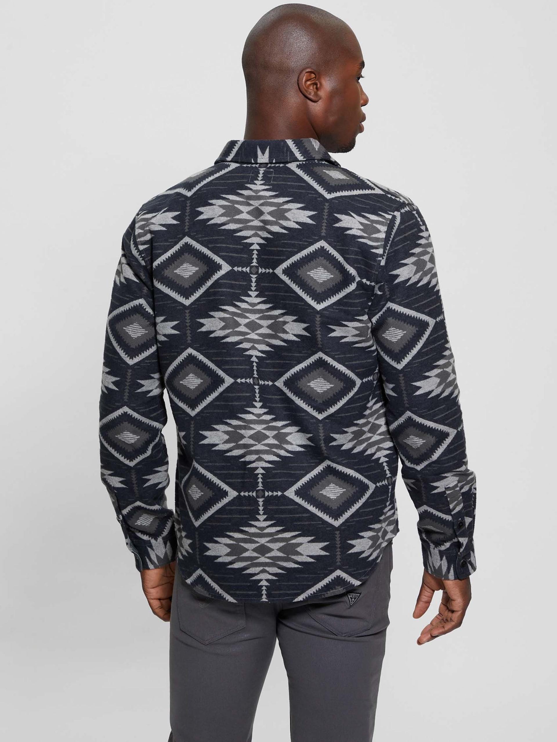 Camisa Jacquard com Motivo do Sudoeste