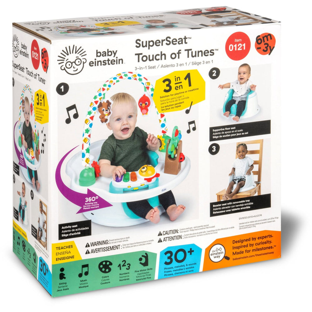 Køb Baby Einstein Superseat™ Touch Of Tunes™ 3-In-1 Sæde