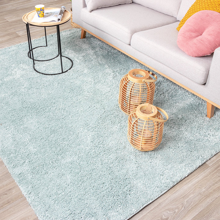 Hoogpolig vloerkleed - Lofty Lichtblauw | Haal kleur in huis!