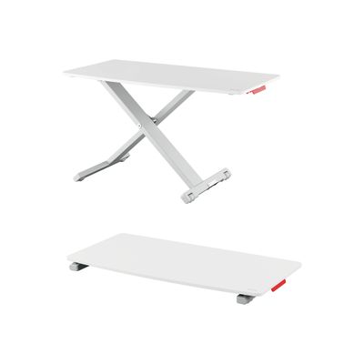 Leitz Ergo Cosy - Station de travail assis/debout - hauteur réglable jusqu'à 31 cm - gris