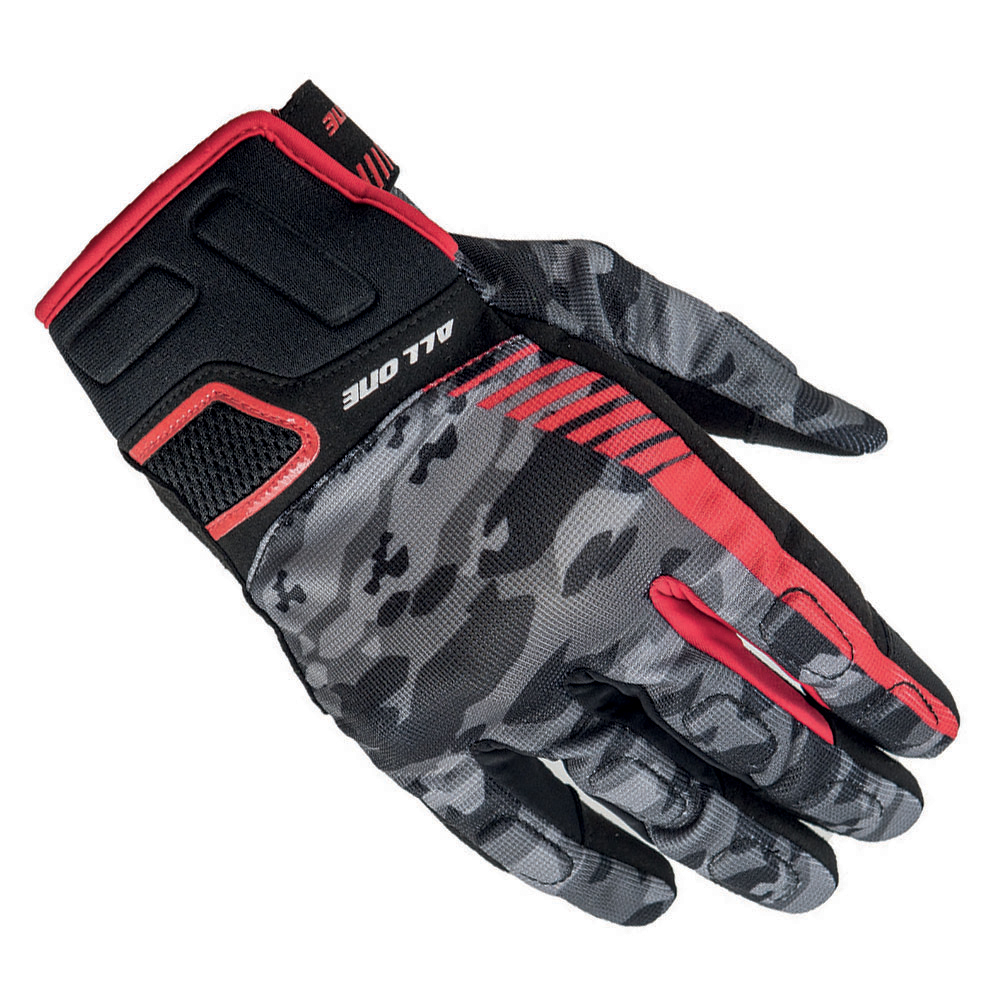 All One - Gants Amiral Noir / Rouge