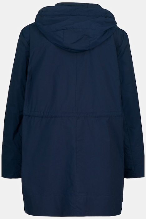 Jacke, Futter herausnehmbar, A-Linie, Kapuze