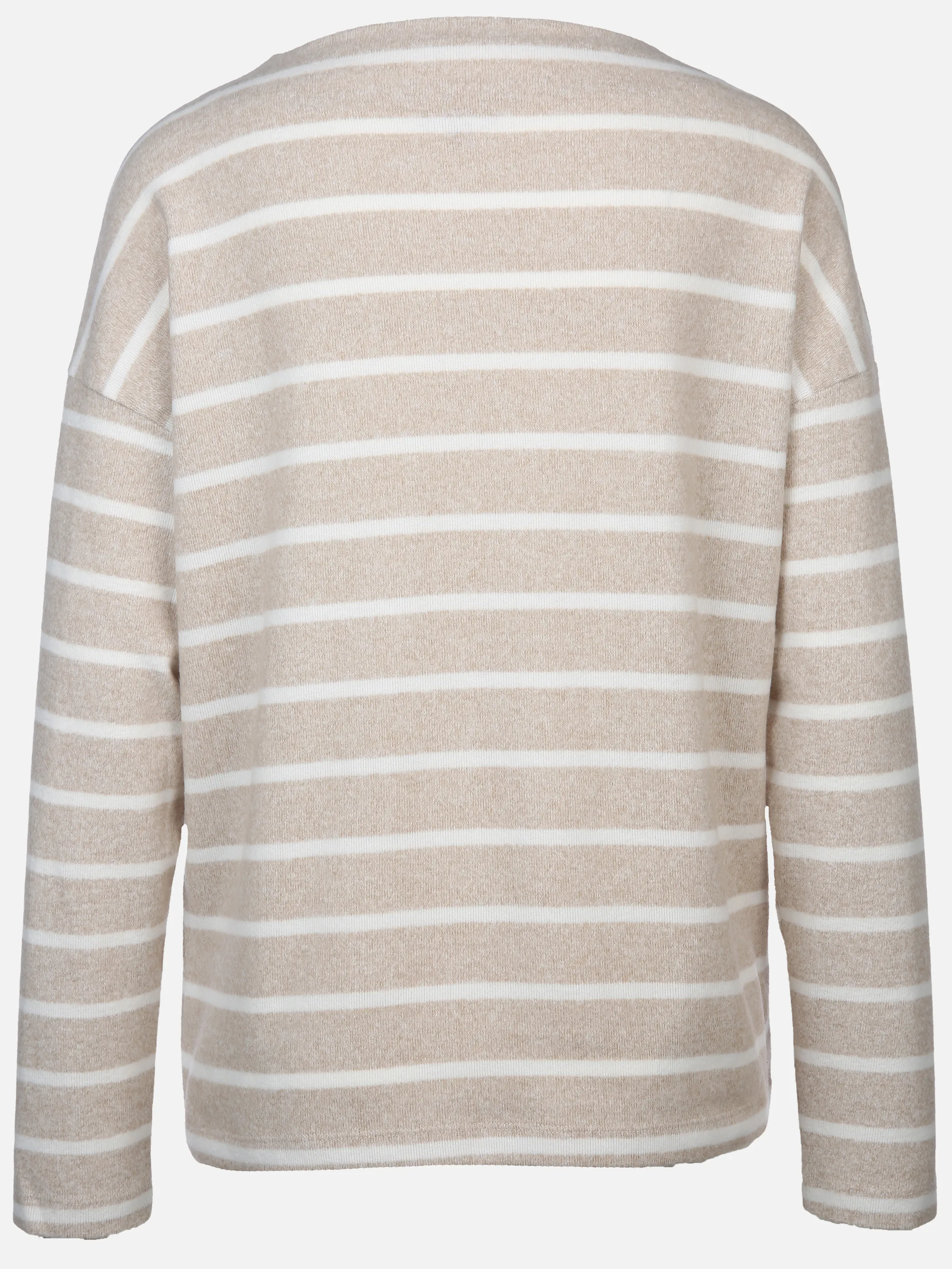 Damen Flauschshirt mit Streifen