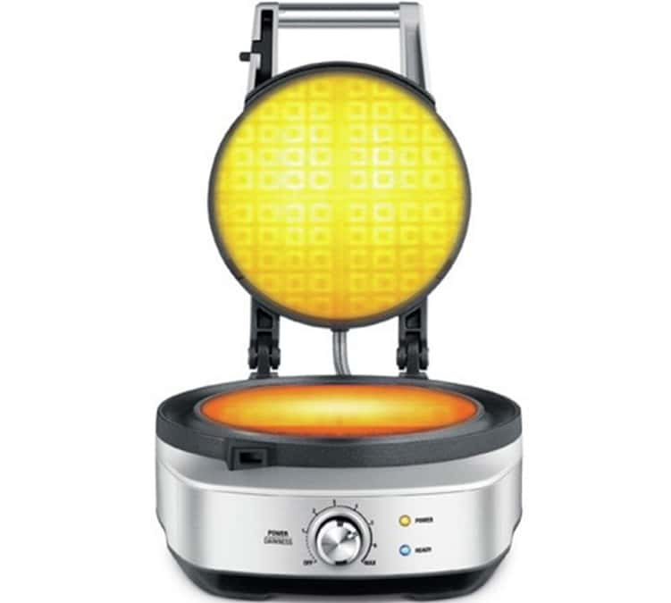 Gaufrier - The No-Mess Waffle, Acier Inoxydable - Sage