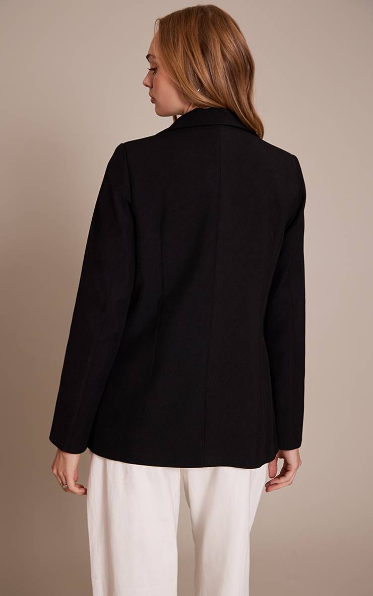 Noir Blazer Long Oversize