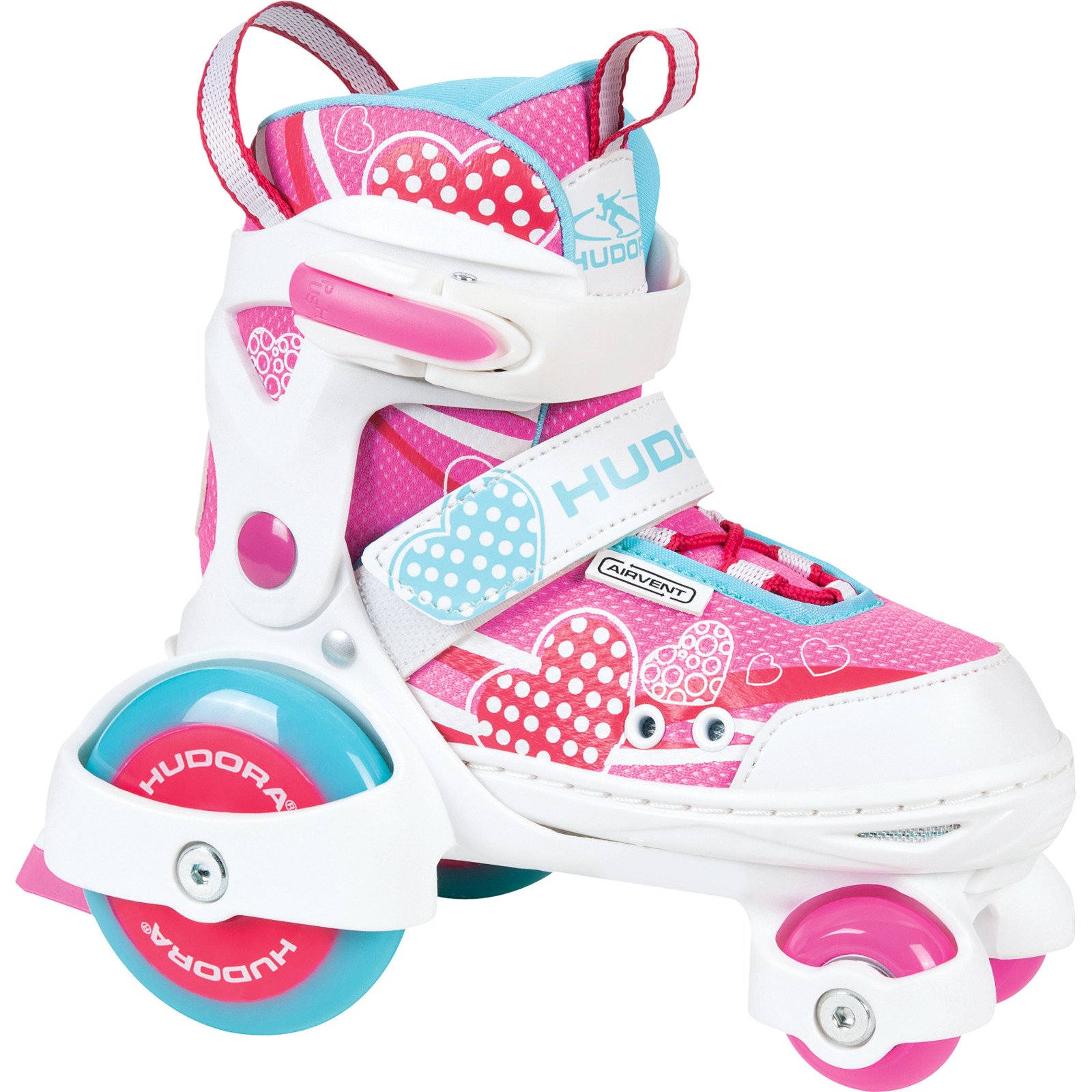 Hudora Mädchen-Rollschuh My First Quad Girl 30-33