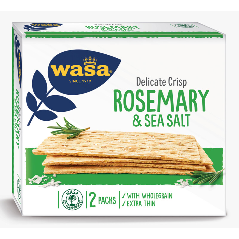 Wasa Delicate crisp rosemary & salt