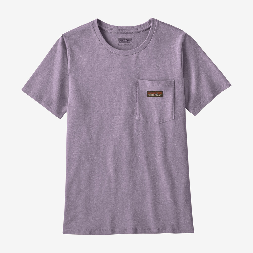 Damen-Arbeits-T-Shirt mit Tasche