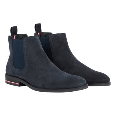 Boots homme Signature Hilfiger Suede Chelsea TOMMY HILFIGER
