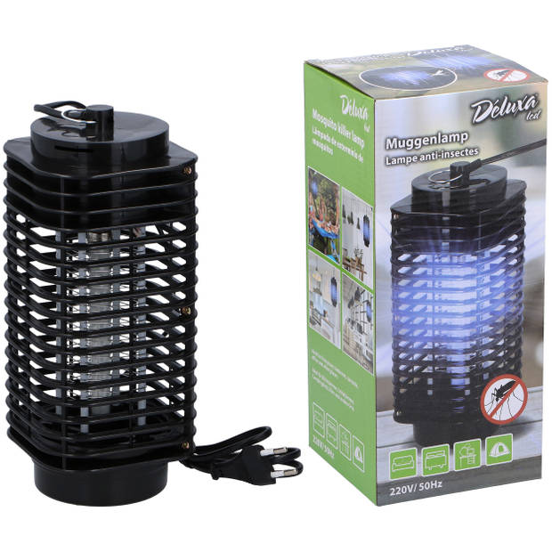 Deluxa Muggenlamp zwart