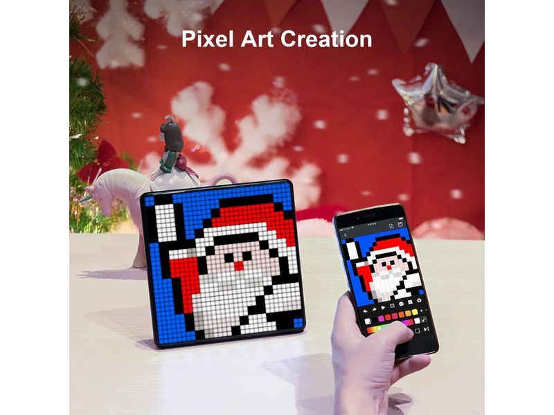 Divoom Pixoo-Max 32 X 32 Pixel Art LED Display Programmierbarer Pixel Art LED-Bildschirm