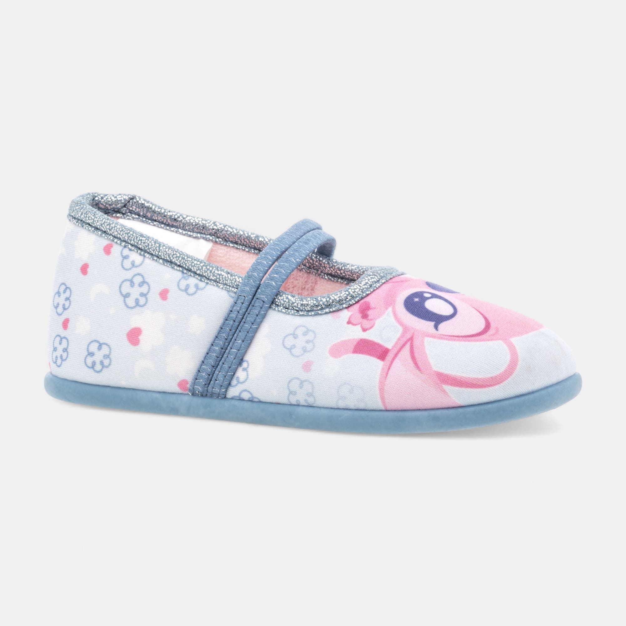 Chaussons ballerines Fille bleu