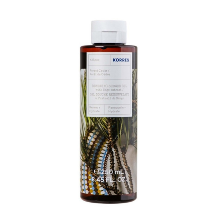 Korres gel douche Forêt de Cèdre 250 ml