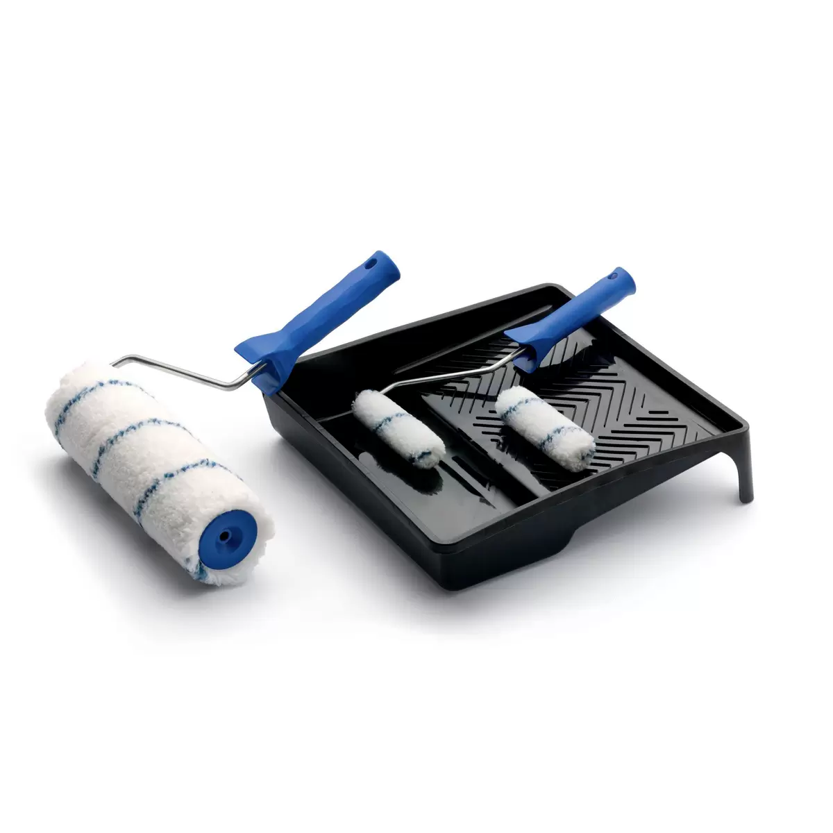 Farbrollerset 3-tlg. Schuller Blau