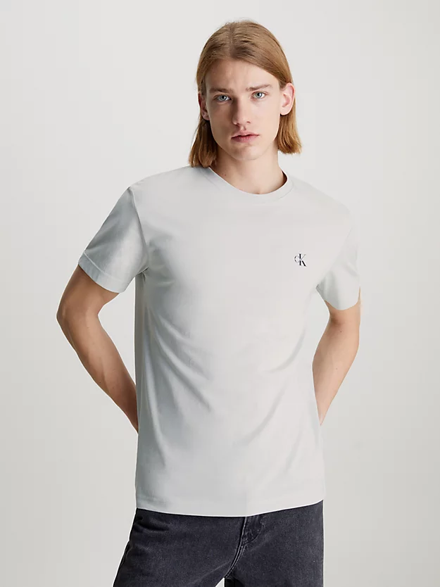 Camiseta com monograma, pacote com 2 unidades.