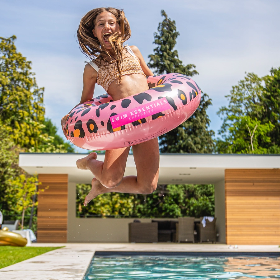 Swim Essentials Schwimmring Leopard 90 cm
