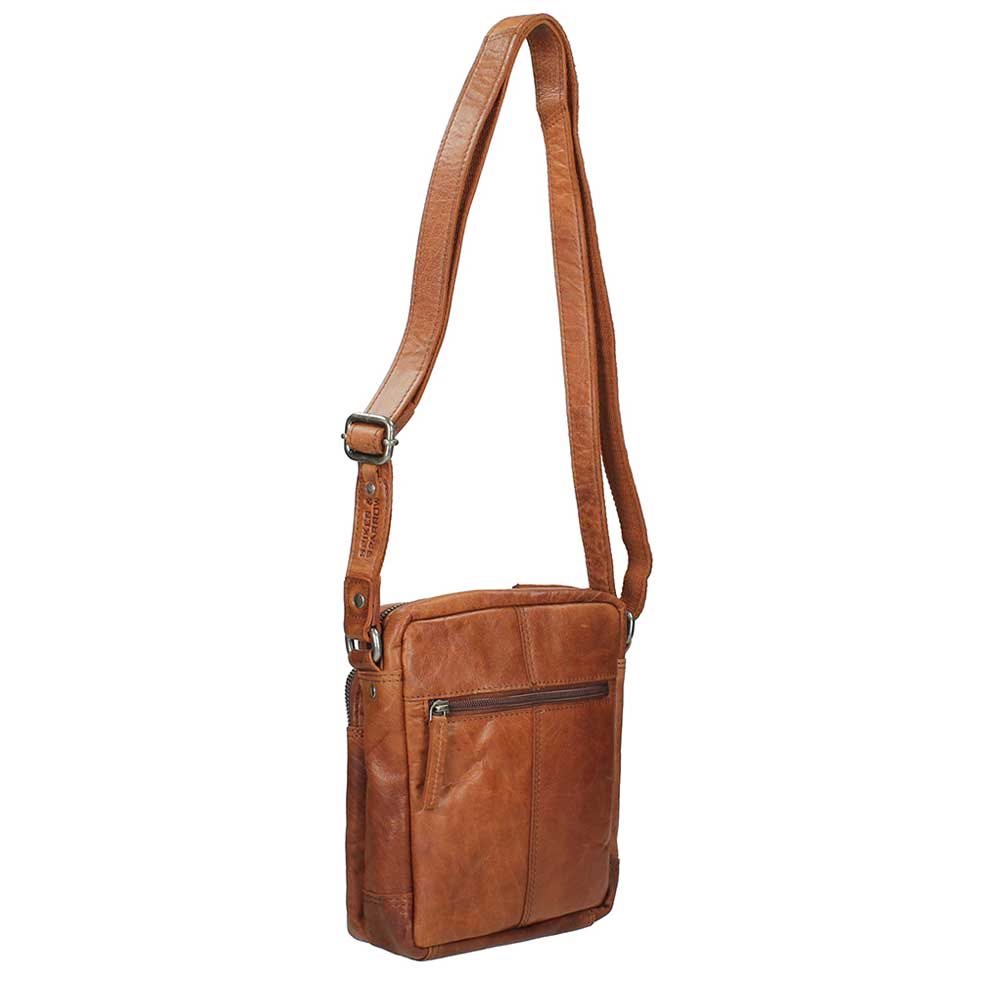 Spikes & Sparrow Bronco Casual Schoudertas brandy