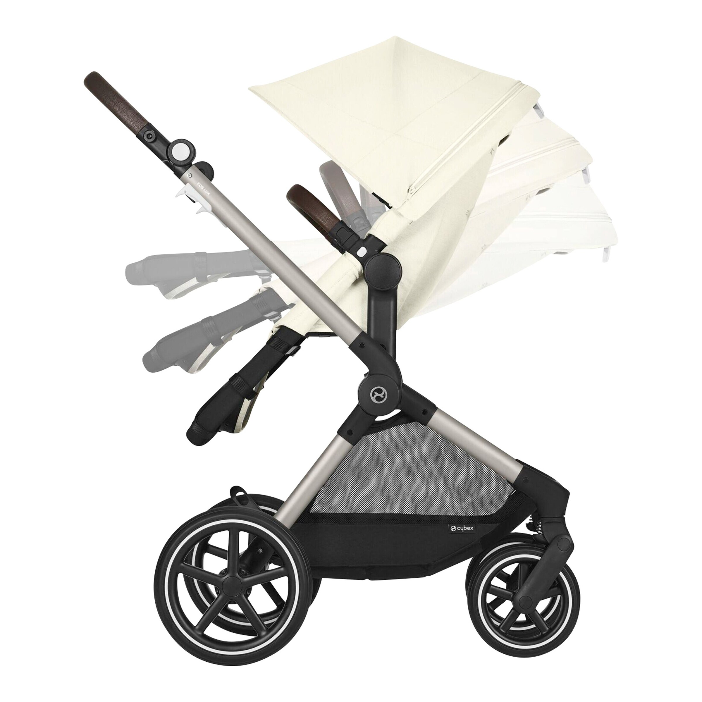 Cybex - GOLD Kombikinderwagen EOS LUX taupe / seashell beige