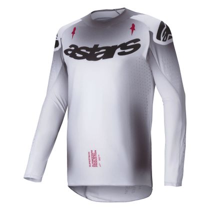 Maillot cross Alpinestars SUPERTECH - MAKER 2025 - Gris / Noir