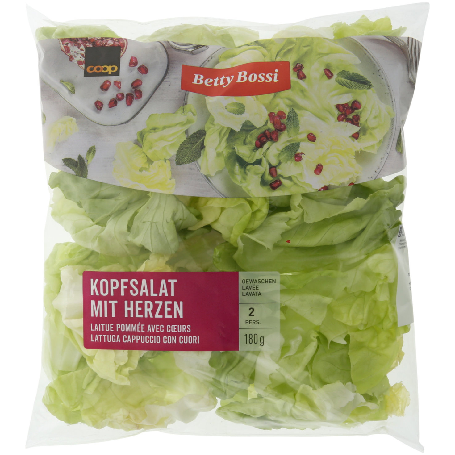 Betty Bossi Kopfsalat mit Herzen