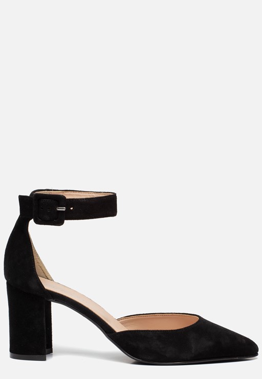 Linea Zeta Sandalen zwart Suede