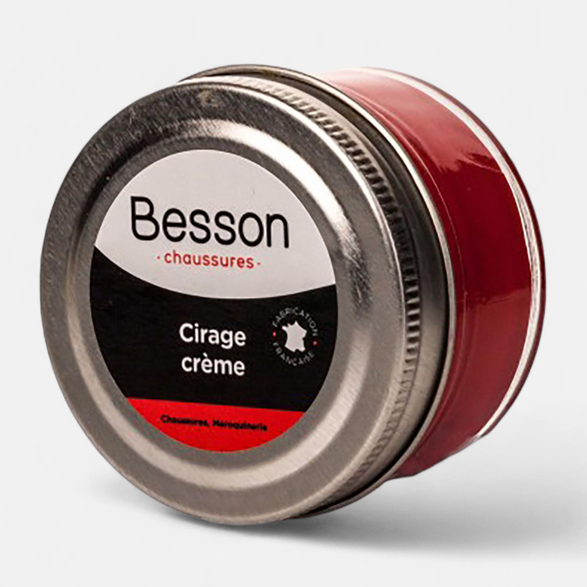 Cirage crème rouge rouge