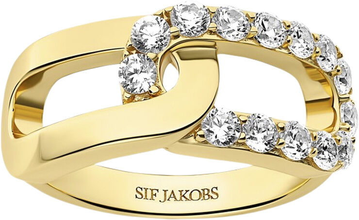 Sif Jakobs Jewellery CAPIZZI DUE RING 18 kt. forgyldt