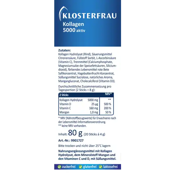 Kollagen 5000 aktiv Sticks