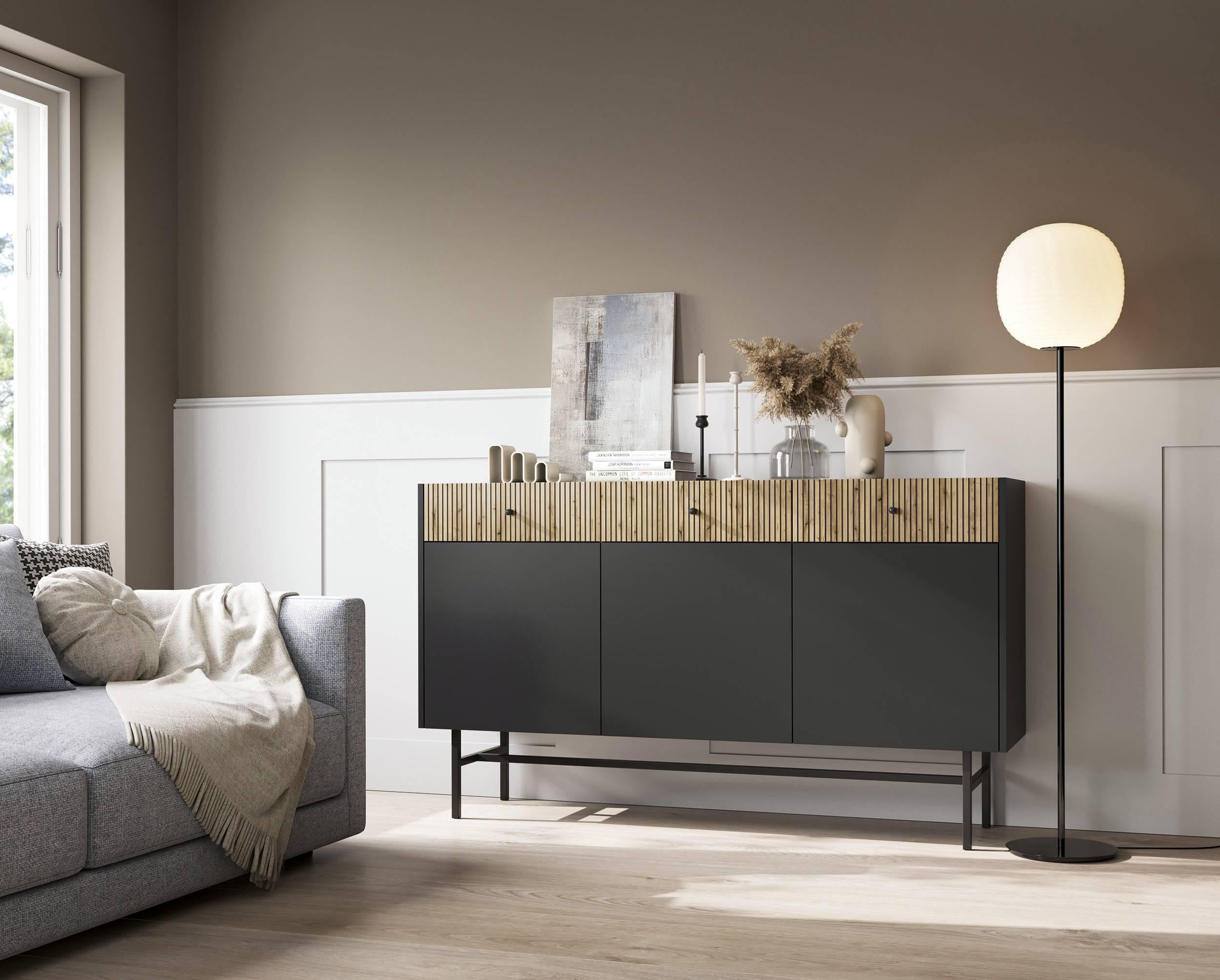 by fonQ Scandiva Dressoir 3-deurs - Naturel