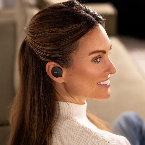 Denon PerL – je persoonlijke in-ear True Wireless-koptelefoon Zwart