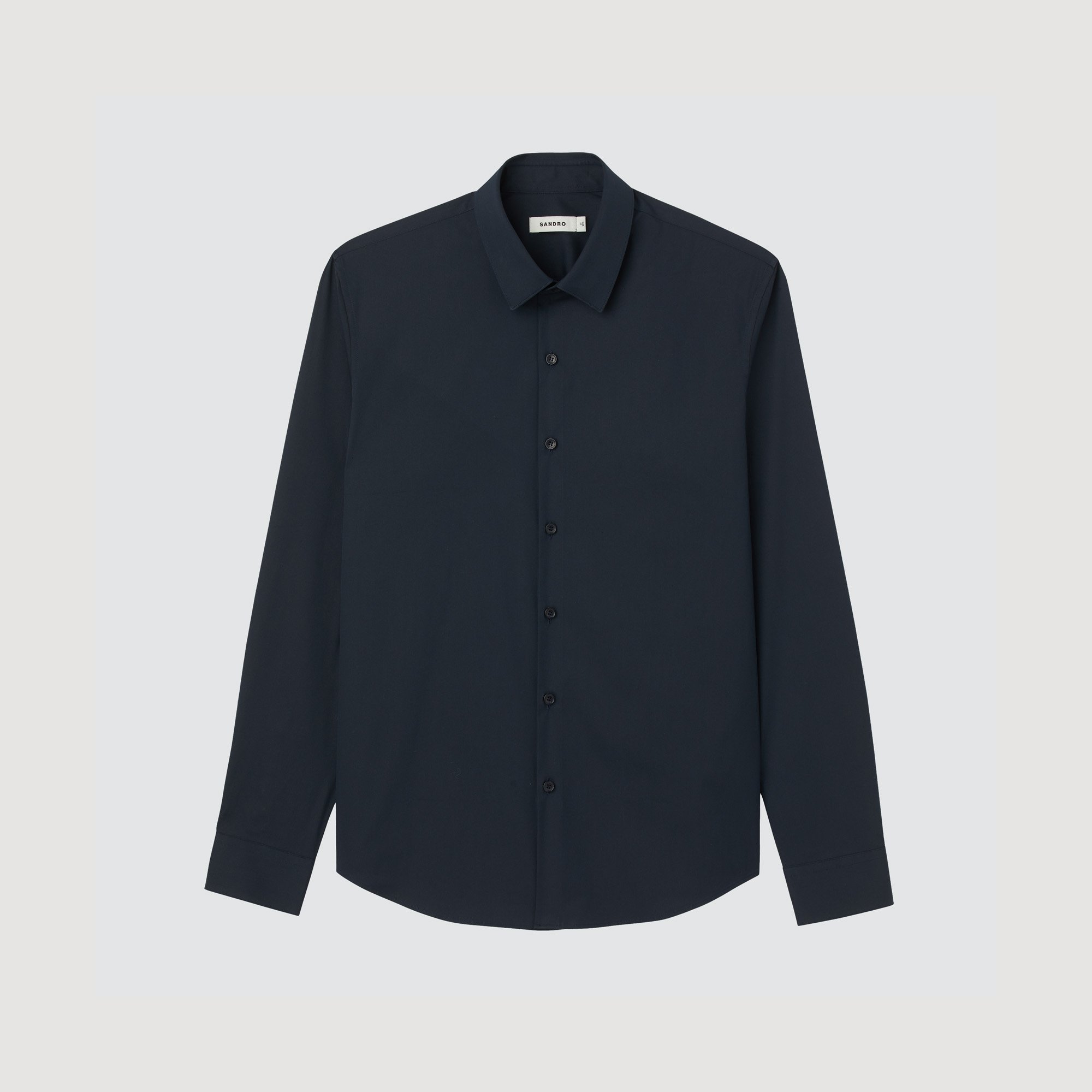 Chemise ajustee en coton stretch