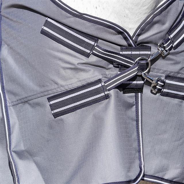 Deken HORSEGEAR Colcha 200gr Donkergrijs-blauw