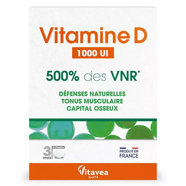 Vitavea Vitamina D 1000UI Defesas Naturais 90 comprimidos
