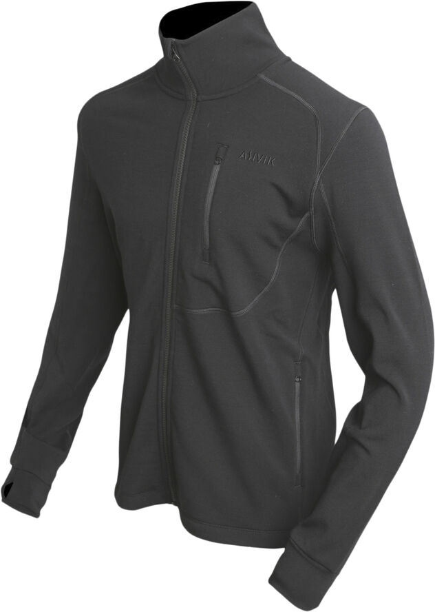 Asivik Asivik Adventure Mid Wool fleece, herre Sort