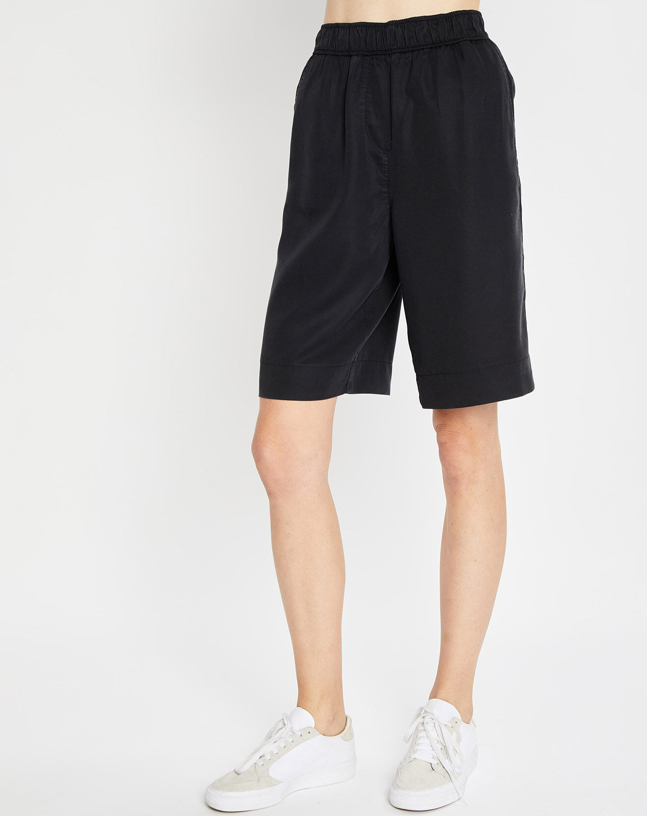 Marc O'Polo Bermuda fluide à Taille élastique noir